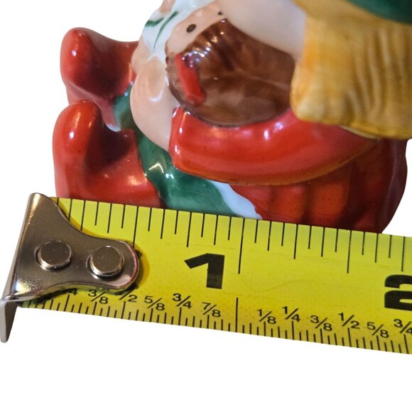 Vintage 1983 Christmas Salt and Pepper Shakers Santas Helpers Claus and Co Avon - Picture 7 of 16